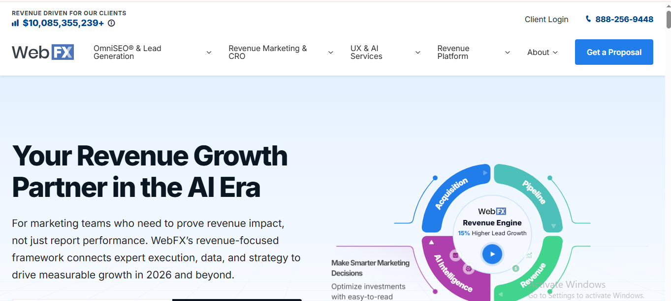 WebFX seo agency